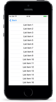 list-view ios