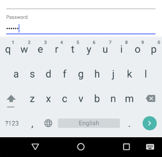 NativeScriptUI-DataForm-Editors-Password-Android