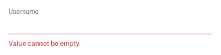 NativeScriptUI-DataForm-NonEmptyValidator-Android