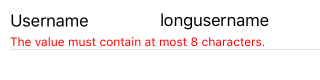NativeScriptUI-DataForm-MaximumLengthValidator-iOS