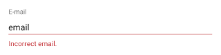 NativeScriptUI-DataForm-EmailValidator-Android