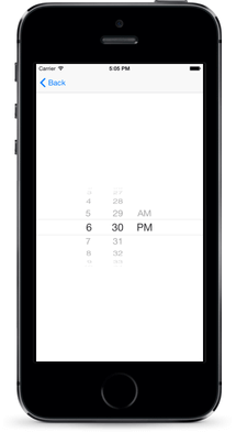 time-picker ios