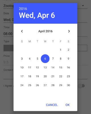 NativeScriptUI-DataForm-Editors-DatePicker-Android