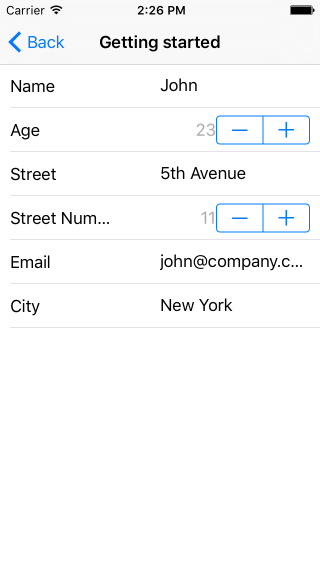 NativeScriptUI-DataForm-Getting-Started-iOS